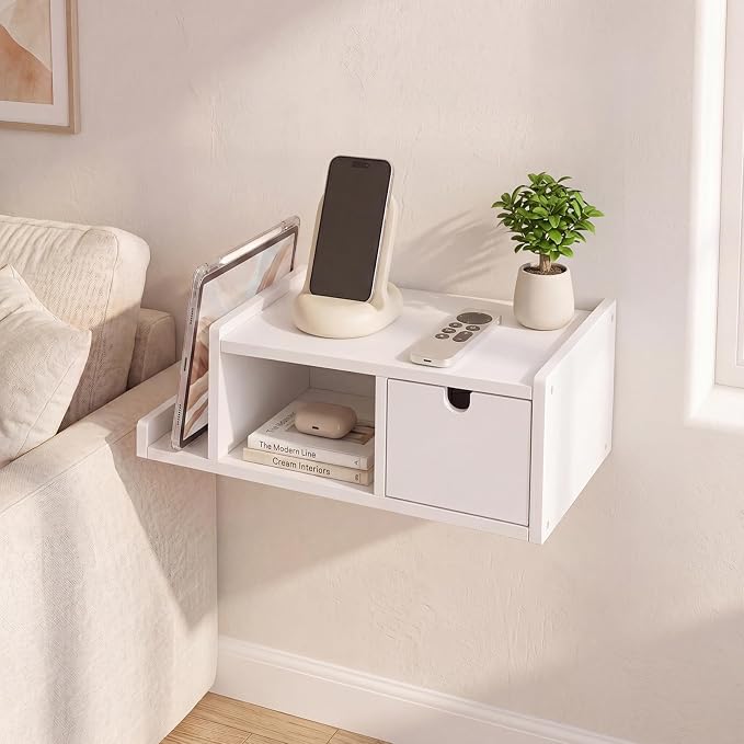 Floating Nightstand Wall Mounted, Bedside Table - Image 8