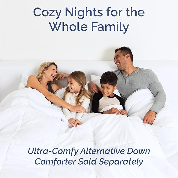 Cal King 6 Piece Sheet Set - Cooling & Breathable - Hotel Luxury Bedding, Includes Fitted Sheet for Women, Men, Kids & Teens - 1 Flat, 1 Fitted Sheet, 4 Pillowcases w/Deep Pockets - Heathered Beige