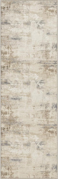 2x6 Washable Runner Rug：Modern Abstract Soft Carpet Beige Brown | by FXRHLP