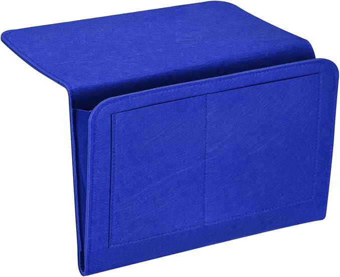 PATIKIL 13in Bedside Caddy, Bed Caddy Bedside Organizer Hanging 5 Pocket Soft by PATIKIL