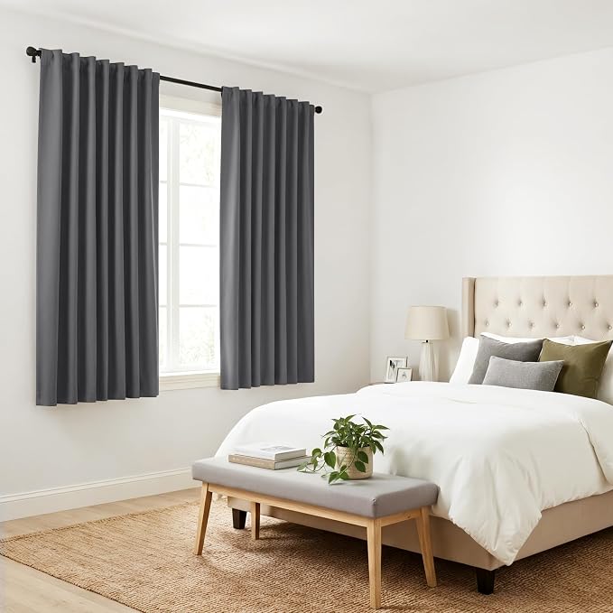 PONY DANCE Blackout Curtains Thermal Insulated Window Treatment Panels Room - Image 8