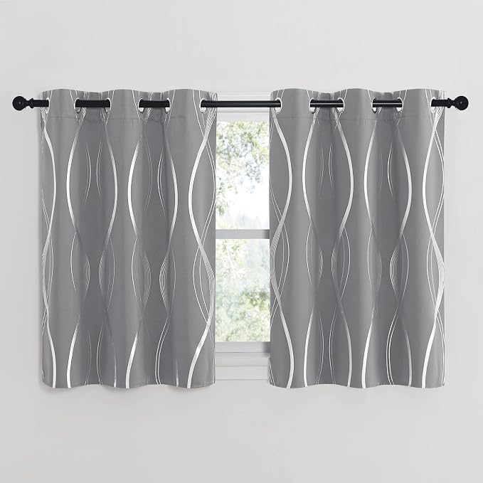 NICETOWN Kitchen Blackout Curtain Panels, Window Treatment Thermal Insulated - Image 2