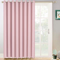 Yakamok Pink Room Darkening Curtains 96 inch Sliding Door Drapes | 1 Extra-wide by Yakamok