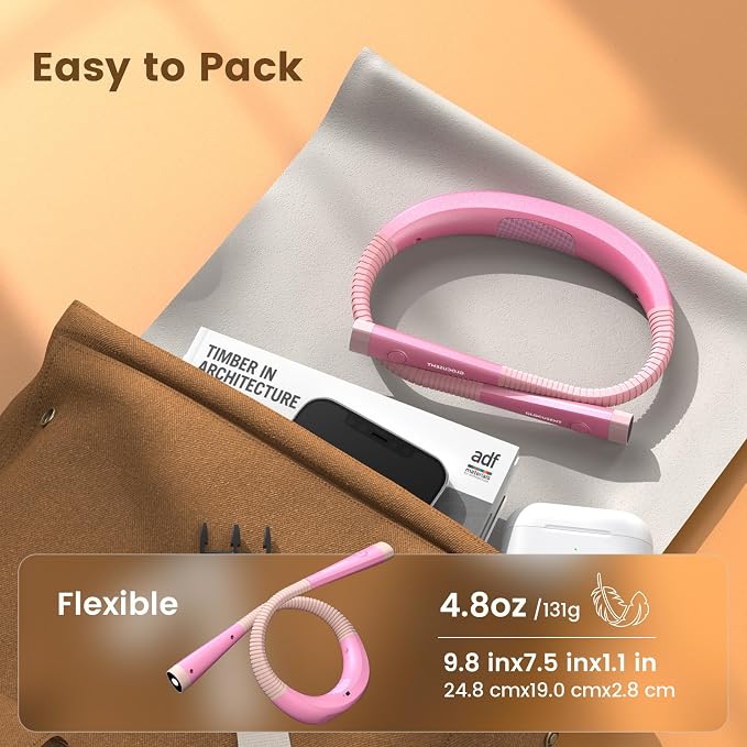 Glocusent Reading Light, 80-hr Rechargeable Book Light | 3-Color&6-Brightness - Image 5