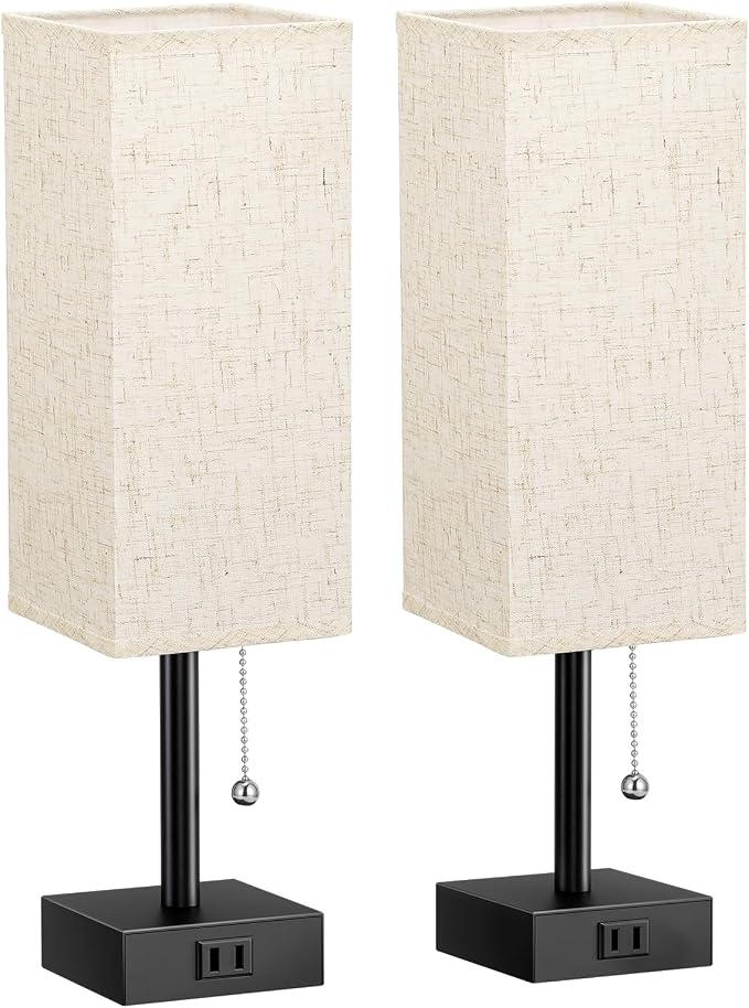 Bedside Lamp for Bedroom Set of 2 - Image 9