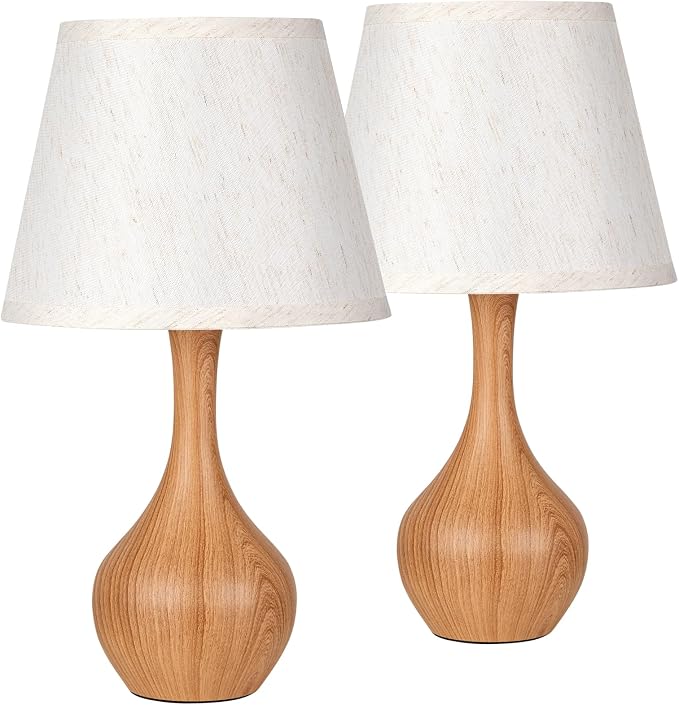 16.1" Touch Table Lamp for Nightstand, Dimmable Small Bedroom Lamp Set of 2 | - Image 7