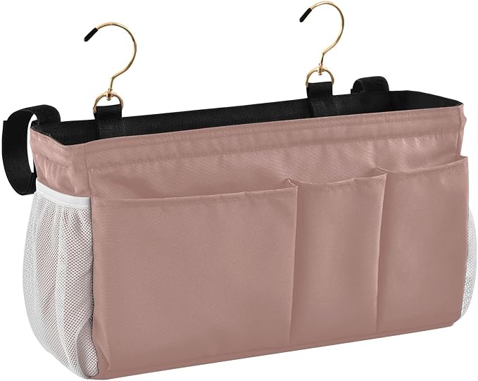 DOMIKING Rose Gold Bedside Caddy by DOMIKING
