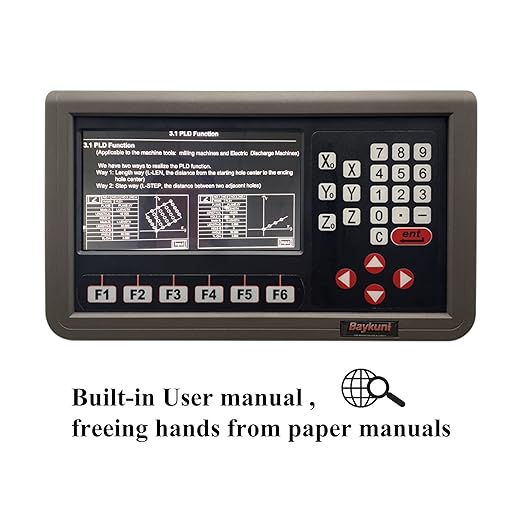 3 Axis DRO Dsiplay Digital Readout for Mills Milling Lathe Machine 3pcs 12" x 24" x 16" Length Magnetic Linear Encoder Scale 5um IP67 Sealing Protection More Durable