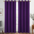 Diraysid Purple Grommet Blackout Curtains by Diraysid%2C+refresh+your+life