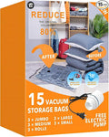 GONGSHI Vacuum Seal Bags for Clothing Travel & Home Storage, Travel Vacuum Bags by GONGSHI