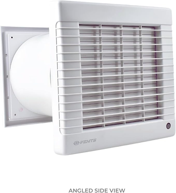 VENTS-US GK 125 MA - Easy to Install 5" Through The Wall Exhaust Fan with 102 CFM - Built to Remove Unpleasant Odors, Fumes, Moisture, and Airborne Pollutants