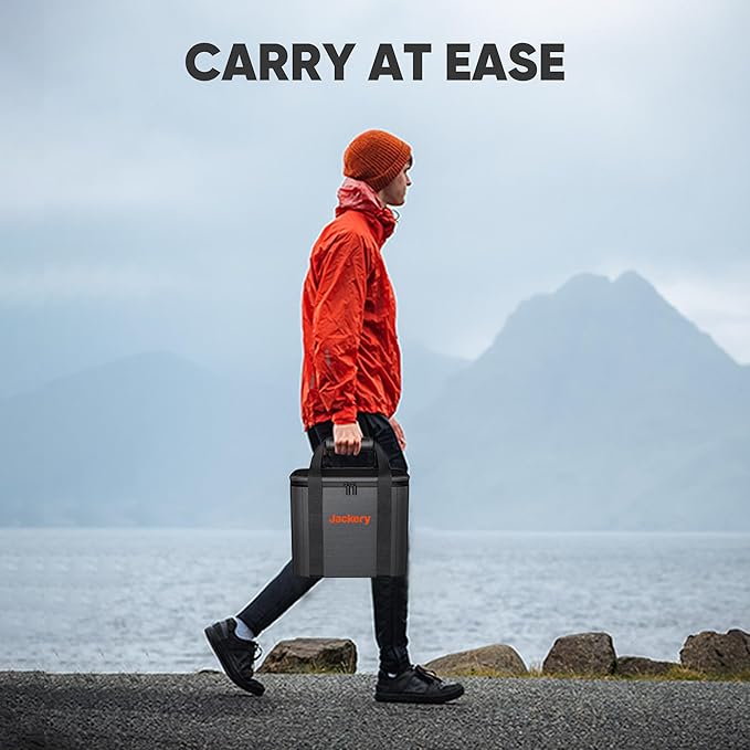 Jackery Portable Power Station Explorer 300 with Carrying Bag, 293Wh Backup Lithium Battery, Solar Generator for Outdoors Camping Travel Hunting Blackout (Solar Panel Optional)