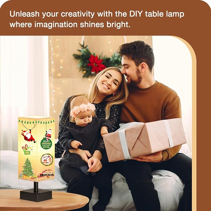 aooshine Small Bedside Table Lamp - Image 5