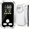 5-in-1 Carbon Monoxide Detector Combo with LCD Display, Detects CO, Natural Gas, Smoke, Temperature, Humidity for Home Hotel, Camping RV, Apartment Safety, White