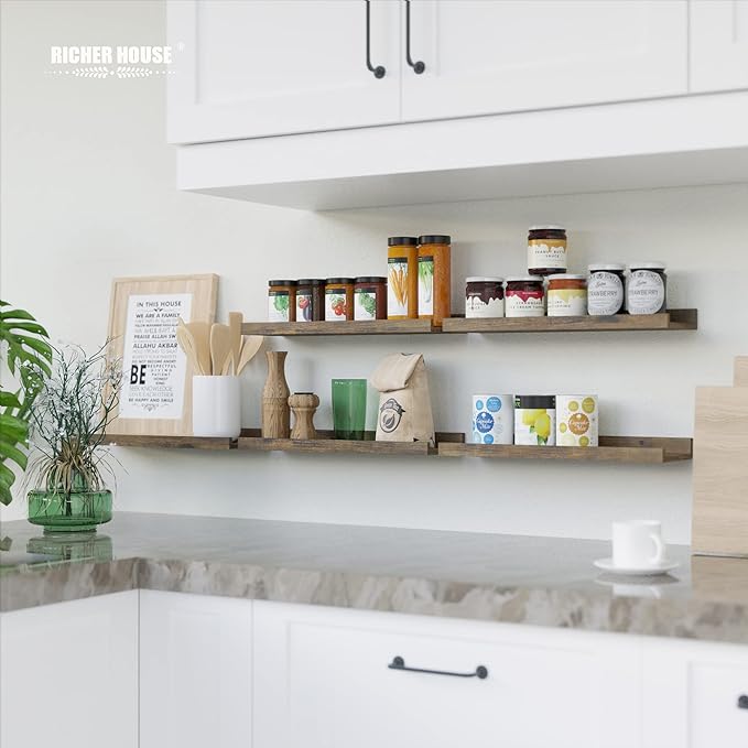 RICHER HOUSE 5-Set Floating Shelves - Image 6
