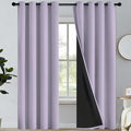 Yakamok Light Purple Blackout Curtains 84 inches Long by Yakamok