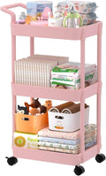 Volnamal Diaper Caddy, 3 Tier Rolling Cart by Volnamal