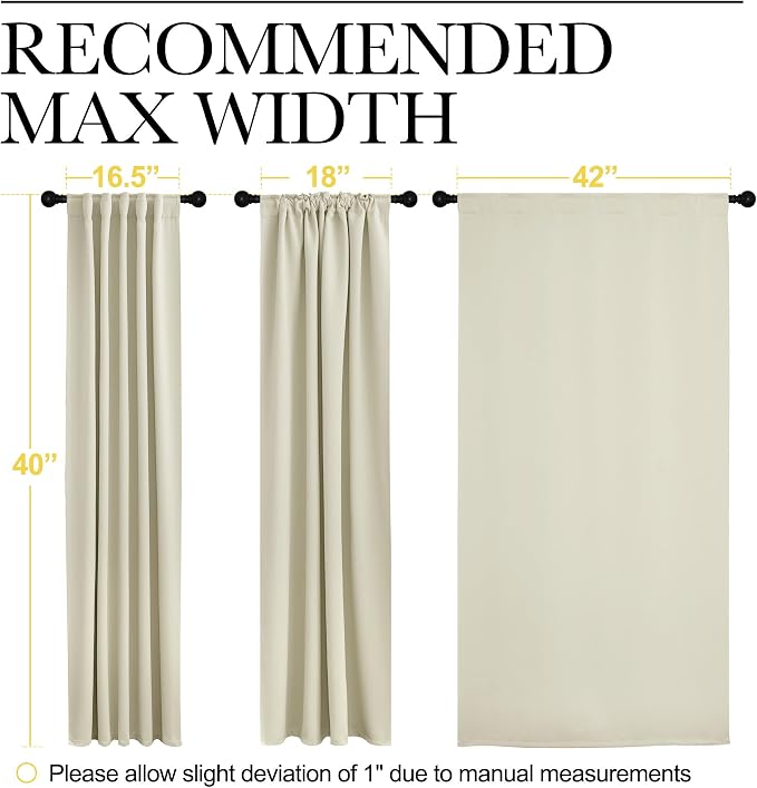 NICETOWN Blackout Window Curtains - Image 7