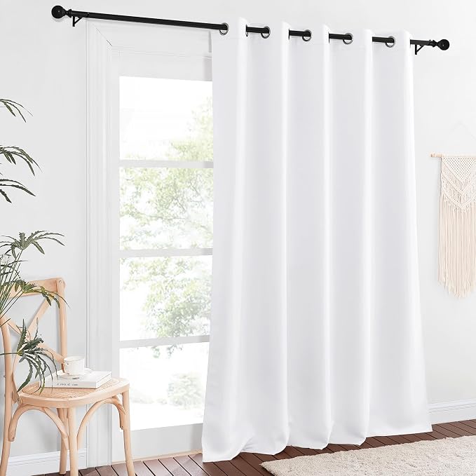 NICETOWN Extra Long Room Darkening Curtain 102 inches Long, Grommet Patio Door - Image 2