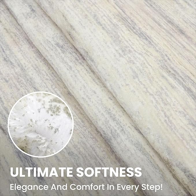 2x10 Modern Abstract Runner Rug for Hallways, Gray Beige Neutral Multi Super Soft Hallway Decor Kitchen Rugs with Non-Slip, Non-Shedding Washable Rug for Hallways Entryway Laundry Indoor