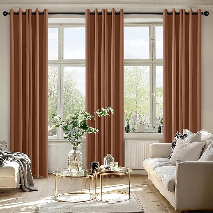 MIULEE Blackout Curtains for Bedroom 2 Panels 40 x 84 Inch Long Sun Baked | - Image 6