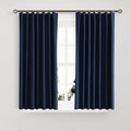 Joywell 100% Blackout Linen Curtains 45 Inches Long by Joywell