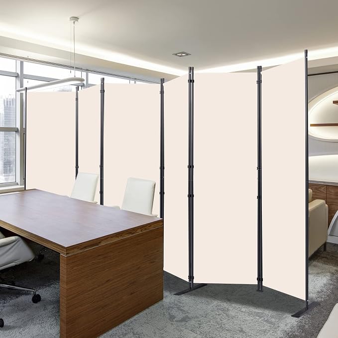 Room Divider, 6 Panel Folding Privacy Screens - Image 6