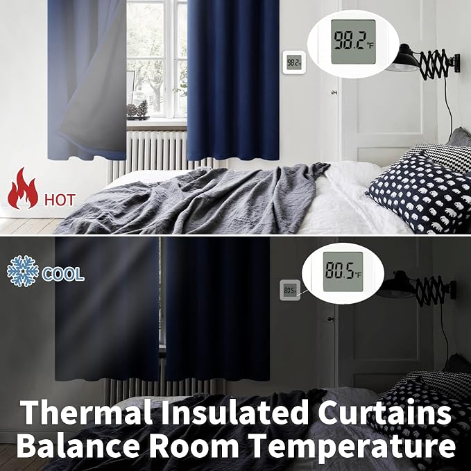 BGment Thermal Insulated 100% Blackout Curtains - Image 4