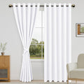 DWCN White Room Darkening Curtains 84 inch Long by DWCN