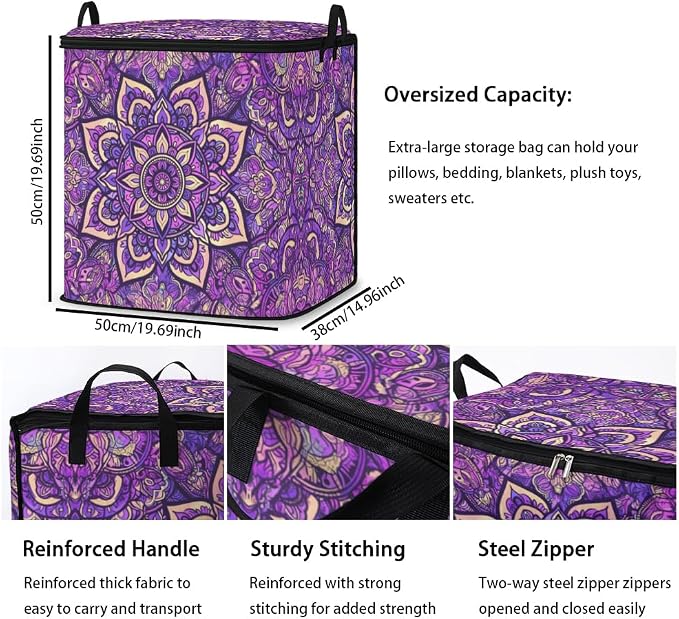 2pcs closet organizers and storage under bed, clothing blanket sweater sheet - Image 3