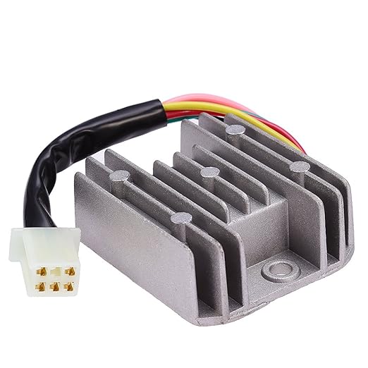 Ignition Coil 6 Pin CDI Voltage Regulator Rectifier Solenoid Relay Kit for 150cc 200cc 250cc Engine Chinese ATV Quad