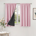 BGment Pink Blackout Curtains for Girls Room 45 Inch Length 2 Panels | Kids by BGment