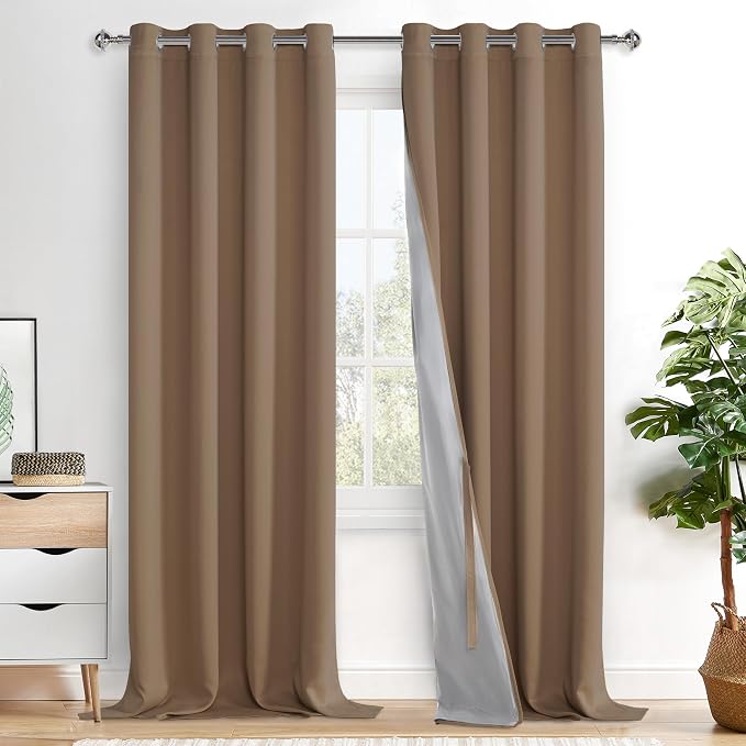XWZO 100% Blackout Curtain Panels by XWZO