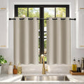 Deconovo Blackout Curtains for Bedroom and Living Room 54 Inches Long | Black by Unknown