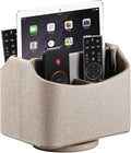 YAPISHI Gold flower pattern Leather Remote Control Holder, 360 Degree Spinning by YAPISHI