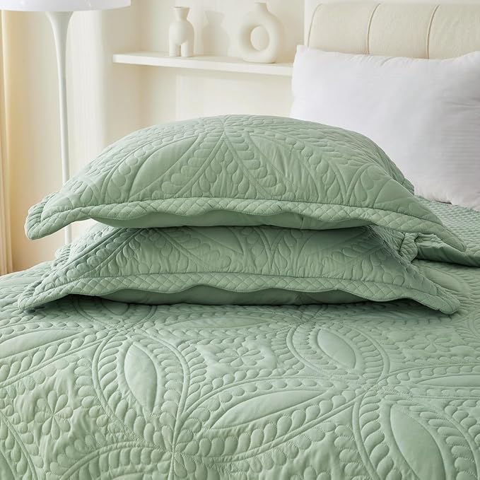 Cmfshape Oversize King Bedspread 120"x120", 3 Piece California King Quilt - Image 7