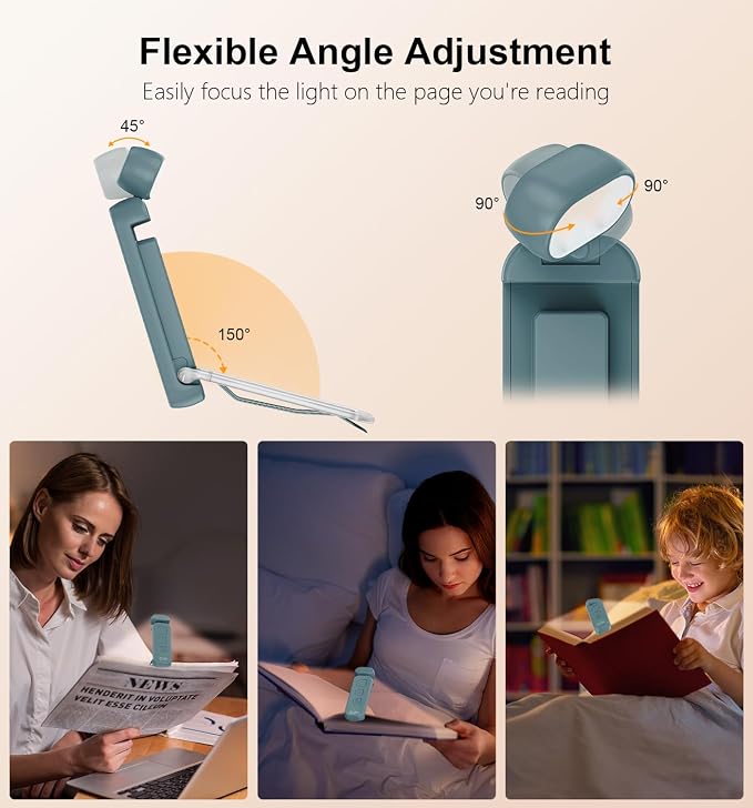 Gritin Reading Light, Rechargeable Book Light - Image 5