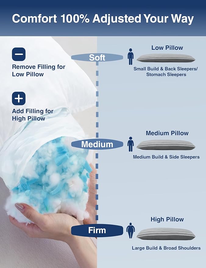 ZonLi Cooling Body Pillow for Adults, Long Pillow - Image 5