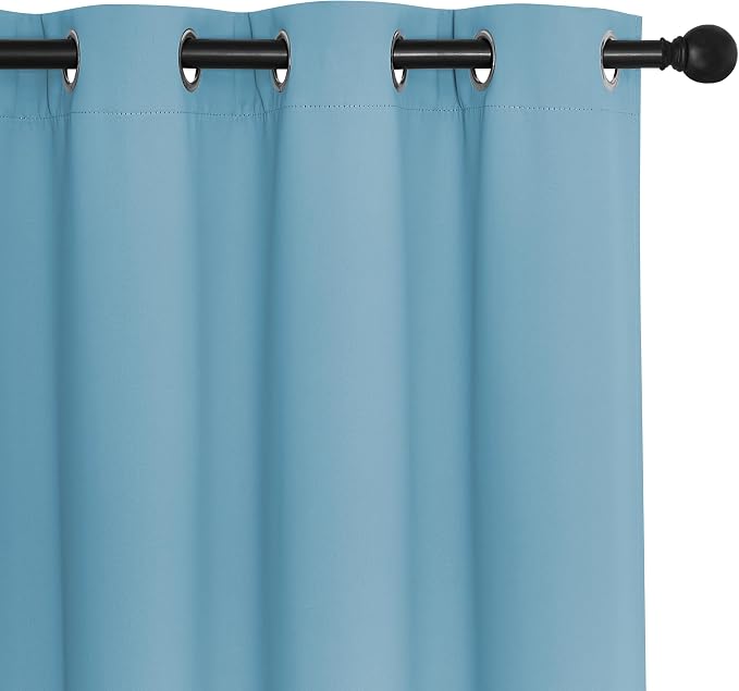 NICETOWN Sliding Door Window Treatment Blackout Patio Door Curtain Panels - Image 7