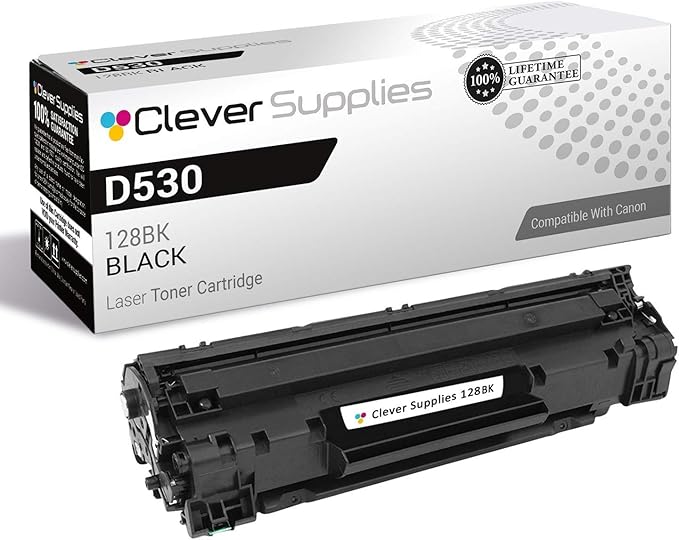 CS Replacement Toner Cartridge Compatible with Canon ImageClass D530 3500B001AA Black