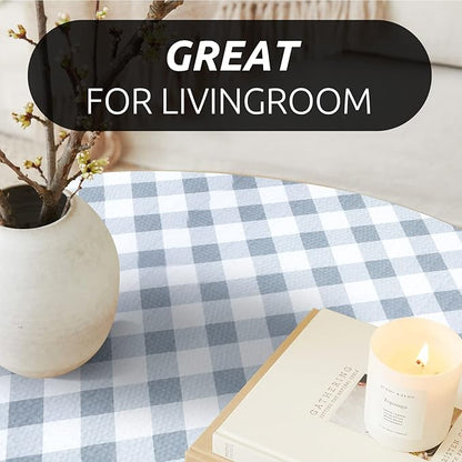 RAY STAR 18X96 Inch Shelf Liner for Kitchen Cabinets, Non-Adhesive Cabinet Liner Washable, PVC Drawer Liner for Dresser Non-Slip Bathroom (Plaid)(5 Roll)