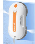 JSDROBOT Lite Window Cleaning Robot,5300Pa Window Cleaner Robot with Pressured Wiping Dual Water Spray Close to The Border Wipe Edge Detection Intelligent Path Plan