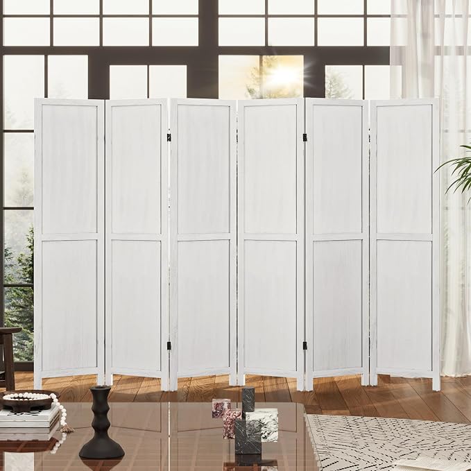 WelFurGeer 6 Panel Room Divider Screen - Image 7