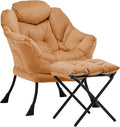 Lazy Chair with Ottoman, Comfy Reading Chair, Lounge Chair by Aunekiv