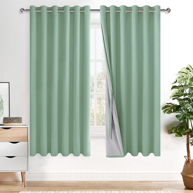XWZO Full Blackout Curtains by XWZO