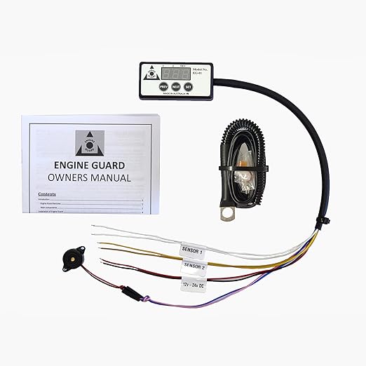 Engine Guard, Single Temperature Kit - Vehicle Temperature Monitor & Audible Alarm, Overheating Protection Alarm