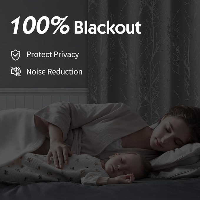 FMFUNCTEX 100% Blackout Curtains - Image 4