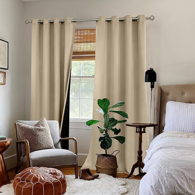 BGment Thermal Insulated 100% Blackout Curtains - Image 2