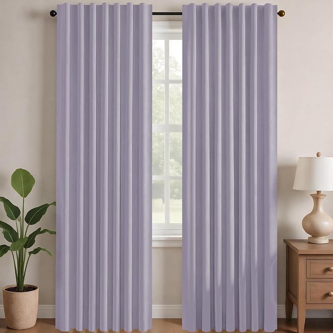 Deconovo Rod Pocket and Back Tab Blackout Curtains by Unknown