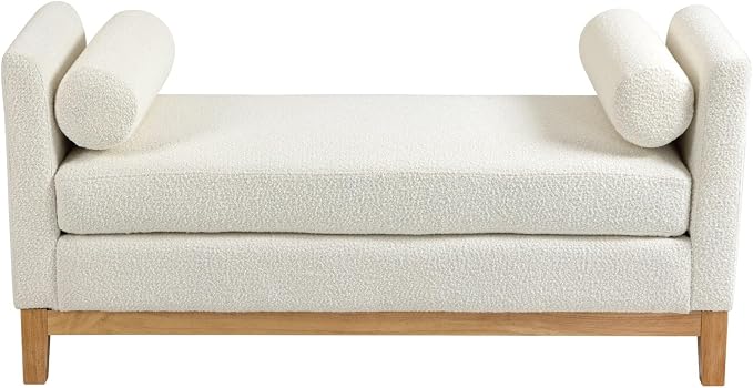 KEIKI Boucle Bench Ottoman - Image 3